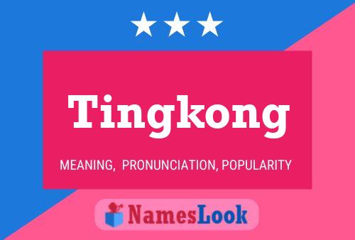 Tingkong 名字海报