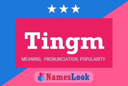 Tingm 名字海报