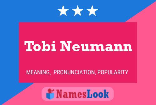 Tobi Neumann 名字海报