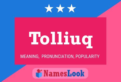 Tolliuq 名字海报