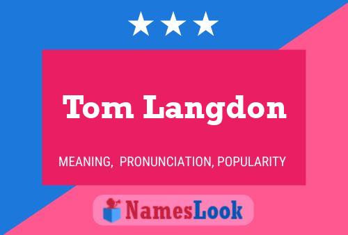 Tom Langdon 名字海报