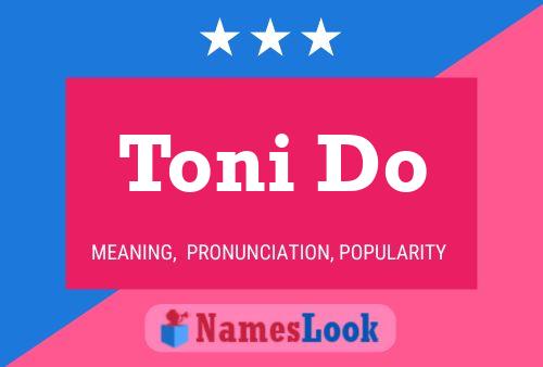 Toni Do 名字海报