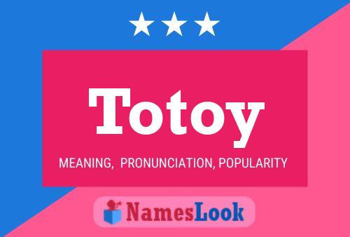 Totoy 名字海报