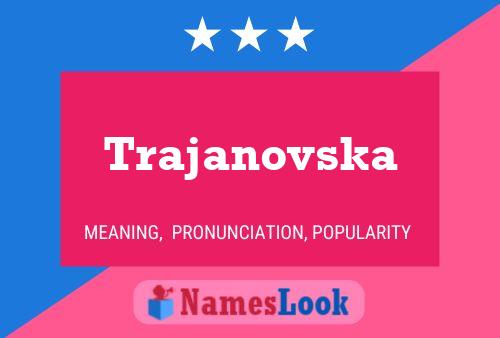 Trajanovska 名字海报