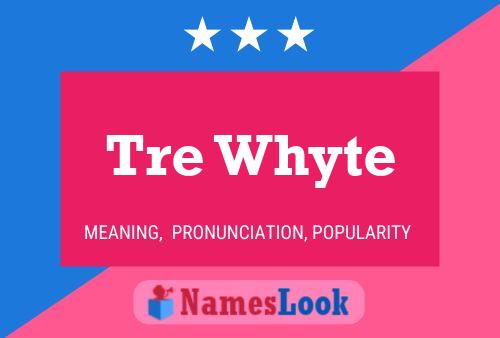 Tre Whyte 名字海报