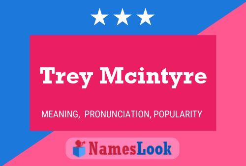 Trey Mcintyre 名字海报