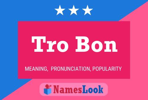 Tro Bon 名字海报