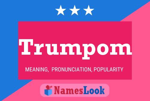 Trumpom 名字海报