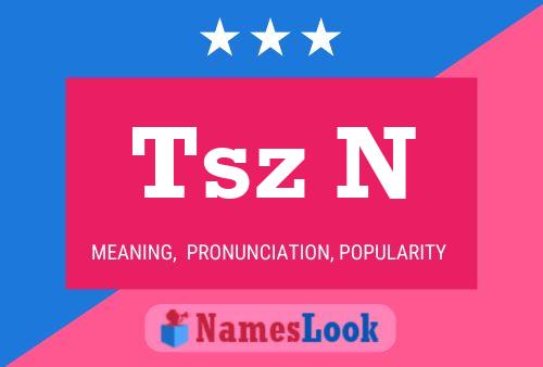 Tsz N 名字海报