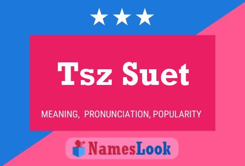 Tsz Suet 名字海报