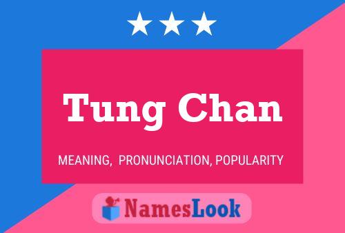 Tung Chan 名字海报