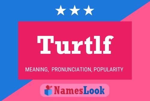 Turtlf 名字海报