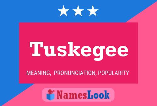 Tuskegee 名字海报