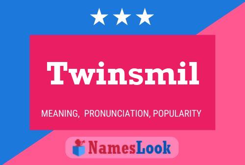 Twinsmil 名字海报