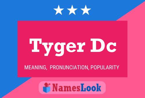 Tyger Dc 名字海报