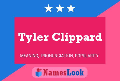 Tyler Clippard 名字海报