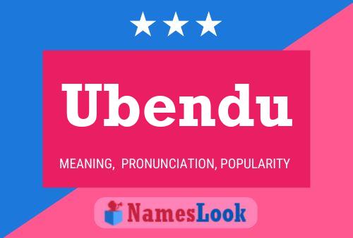 Ubendu 名字海报