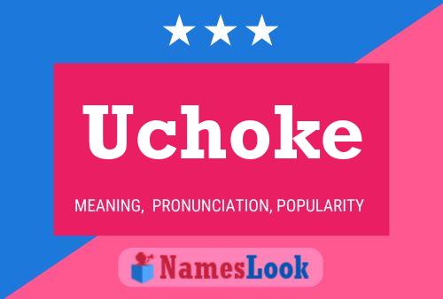 Uchoke 名字海报