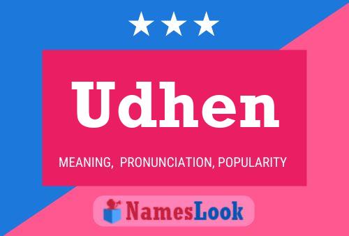 Udhen 名字海报