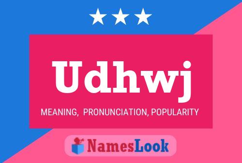 Udhwj 名字海报