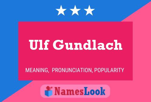 Ulf Gundlach 名字海报