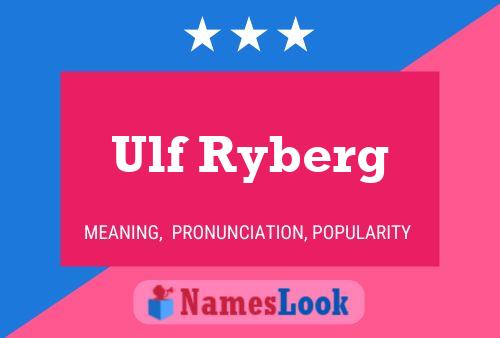 Ulf Ryberg 名字海报