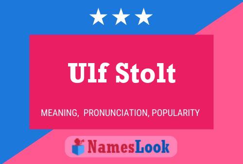 Ulf Stolt 名字海报