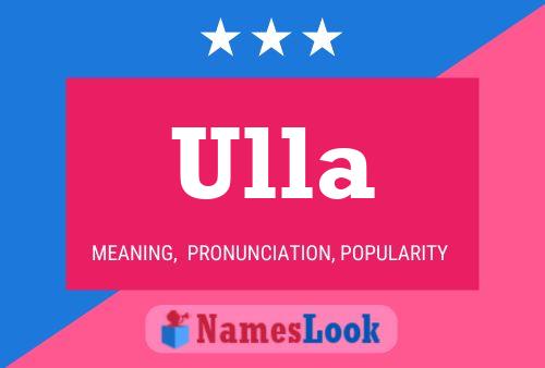 Ulla 名字海报