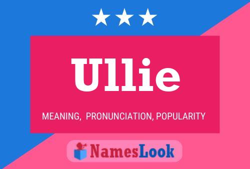 Ullie 名字海报