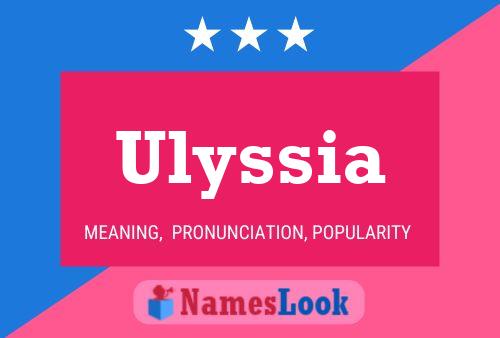 Ulyssia 名字海报