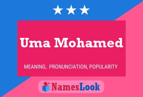 Uma Mohamed 名字海报