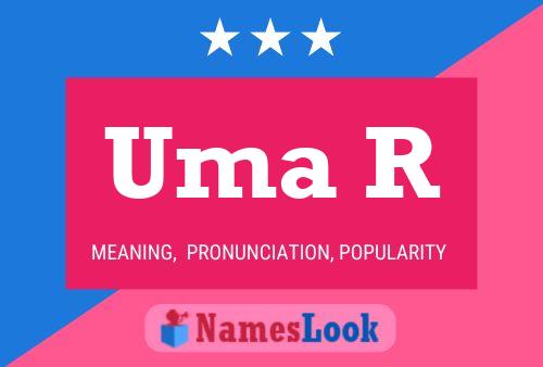 Uma R 名字海报