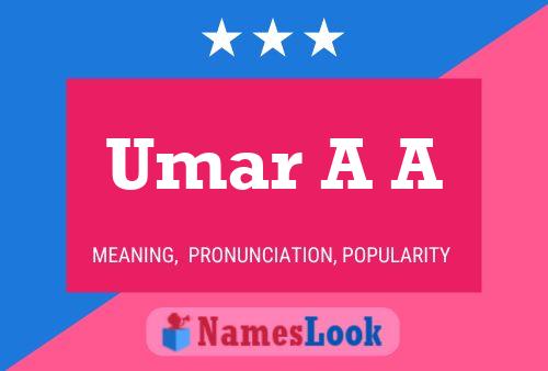 Umar A A 名字海报