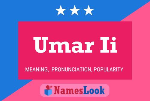 Umar Ii 名字海报