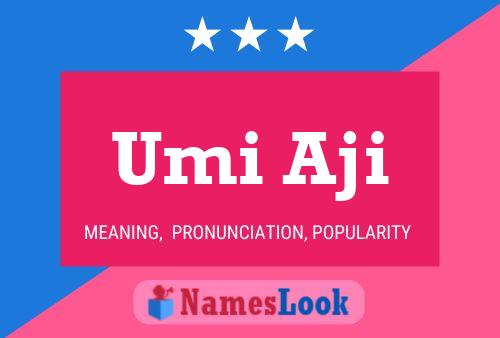 Umi Aji 名字海报