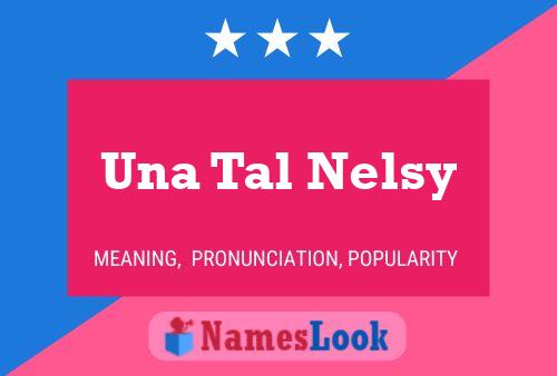 Una Tal Nelsy 名字海报