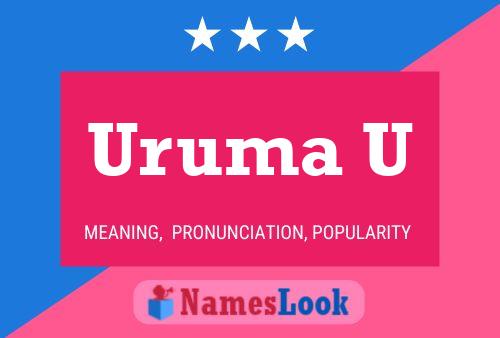 Uruma U 名字海报