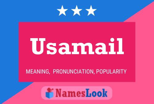 Usamail 名字海报