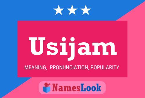 Usijam 名字海报