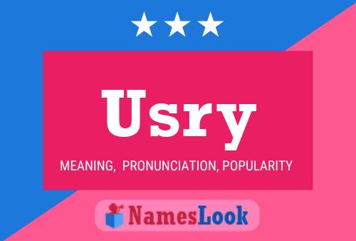 Usry 名字海报