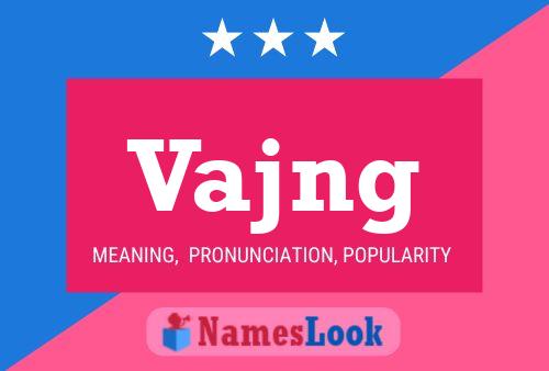 Vajng 名字海报