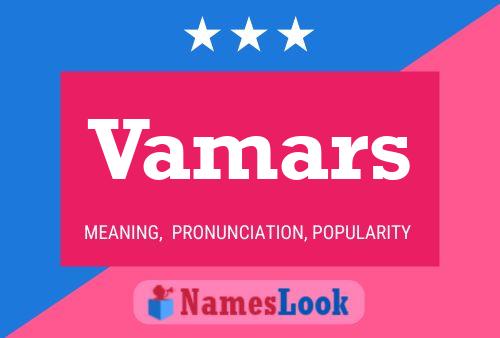 Vamars 名字海报