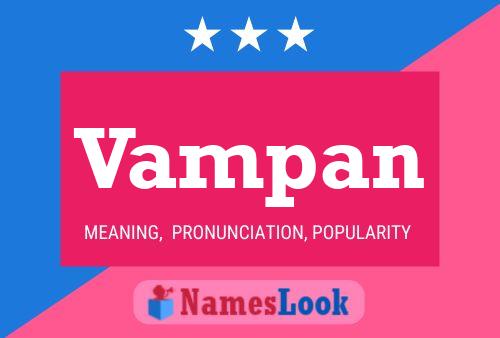 Vampan 名字海报