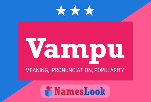 Vampu 名字海报