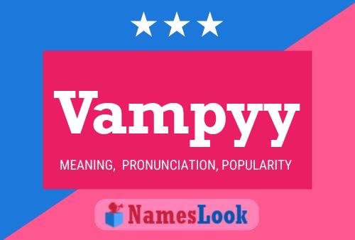 Vampyy 名字海报