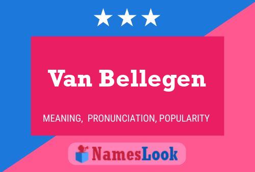 Van Bellegen 名字海报