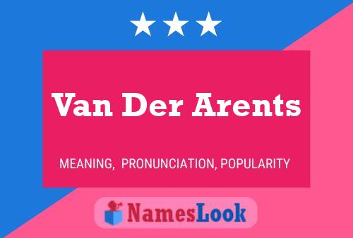 Van Der Arents 名字海报