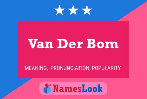 Van Der Bom 名字海报