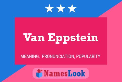 Van Eppstein 名字海报