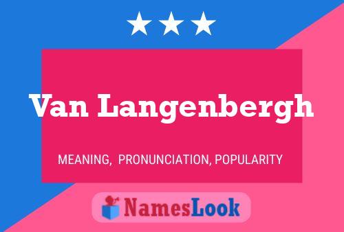 Van Langenbergh 名字海报